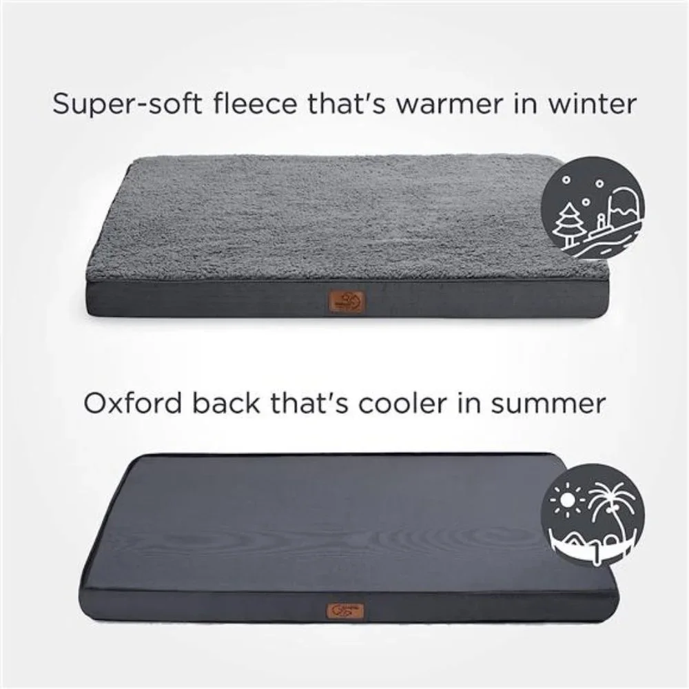 Large Dog Orthopedic Dog Beds with Removable Washable Cover for Dogs Up to 65lbs